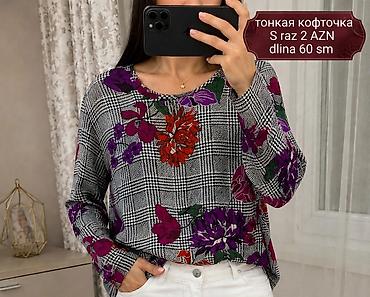 Nazik qadın bluzası - Ölçü: S - Uzunluq: 60 sm - Xüsusiyyətlər