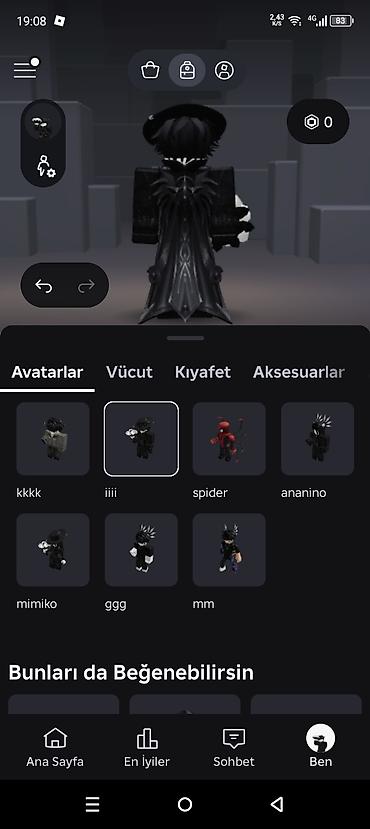 Şəxsi əşyalar: Tezili satılır whatsapp dan elaqe saxlayın gözel hesabdı 20k robux — 4