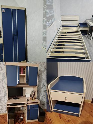 bolt bas ofis elaqe: NahideGenc yataq desdi yaxsi vezyetde 1 eded dolab carpayi yazi masasi — 1