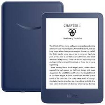 Электронные книги: Электронная книга, Kindle, Новый, 8" - 9", Bluetooth, цвет - Синий