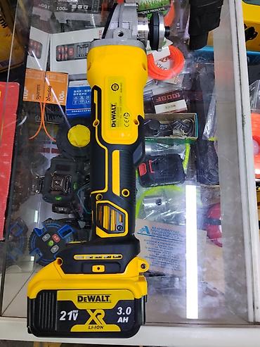dewalt: Аккумуляторная угловая шлифмашина (УШМ) DEWALT XR - Питание: Li‑Ion — 2