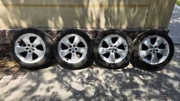 зимние шины новые: Дөңгөлөктөр монтажда 215 / 50 / R 17, Жай, Колдонулган, Комплект, Жеңил унаалар, Куйма, тешиктери - 5