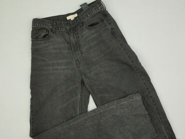 oliwkowe jeansy damskie: Jeans for women, H&M, S (EU 36)