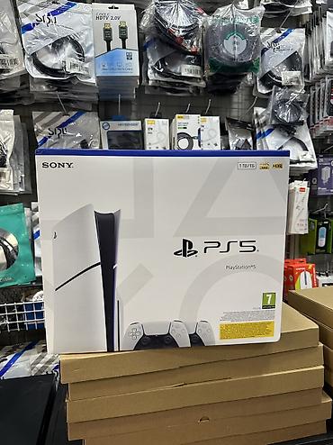nintendo switch yeni: Sony PlayStation 5 (PS5) oyun konsolu Yeni ps5slim pakovka 2 pultlu — 4