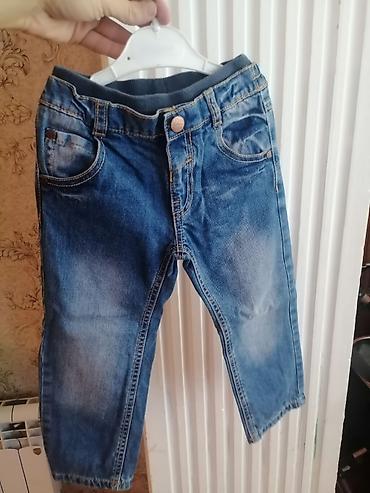 cins uşaq şortları: Uşaq cins şalvarı - Model: klassik straight-cut denim - Rəng: mavi — 4