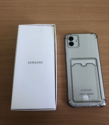 нарын телефон: Samsung Galaxy A04, Жаңы, 128 ГБ, түсү - Ак, 2 SIM