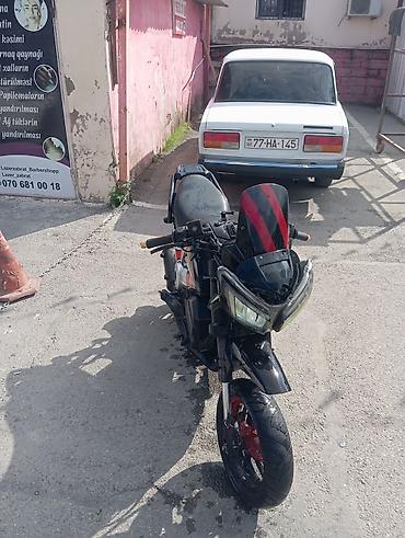 qara niva: MVR şəhər tipli motosiklet - Kuzov: naked/street dizayn, qara rəngli — 1