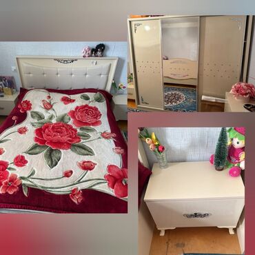 Uşaq və gənc otağı üçün dəstlər: Yatağ Mebeli 350₼Satilir. Matras daxildi carpayi bazalidir. Ünvan