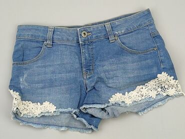 spódniczko spodenki jeansowe: Krótkie Spodenki Damskie, Clockhouse, M, stan - Bardzo dobry