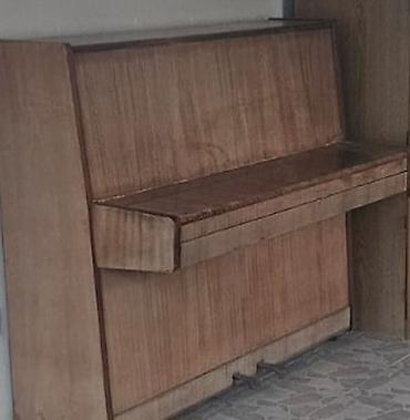 pıano: Taxta pianino korpusu/kasa - Material: təbii ağac və faner əsaslı — 1