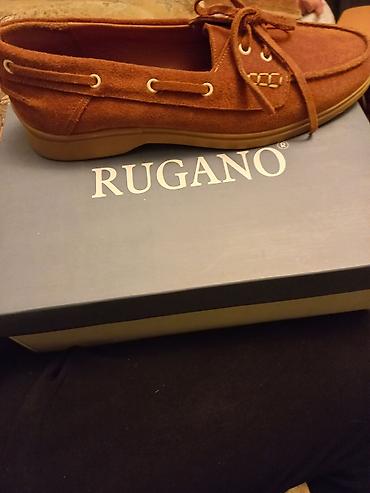 biostat tab: Rugano brendinə məxsus kişi mokasin ayaqqabısı. Klassik boat shoe — 2