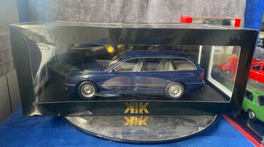 Avtomobil modelləri: Коллекционная модель BMW 530d E39 Touring blue 1997 KK-Scale Scale