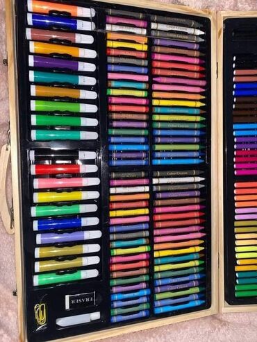 Ostale dečije stvari: Komplet bojica za decu 180 komada u koferčetu CENA 2500 din Crtanje — 6