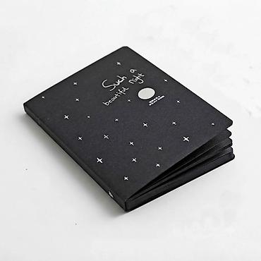e book: Альбом СКЕТЧБУК блокнот, 28 ЧЕРНЫХ ЛИСТОВ, ПЛОТНОСТЬ 70 ГР, ЗВЕЗДНАЯ — 1