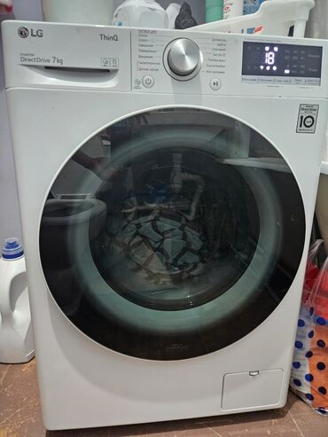 корейская стиральная машина: Стиральная машина LG, Б/у, Автомат, До 7 кг