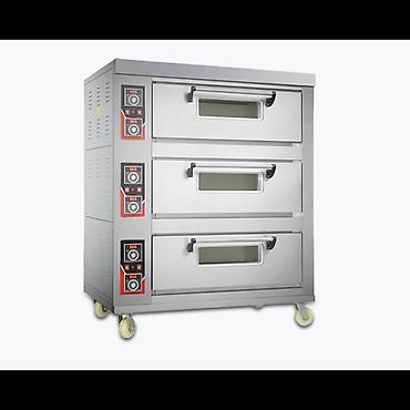 mini pec: Çörək Bişirmə Fırını 3 Qat / 6‑lıq – Elektrikli, 220V Peşəkar — 1