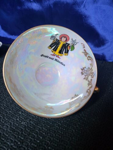 Kuhinjski setovi: Solja kolekcionarska Bavaria porcelan,vintaz sa sedef glazurom. Solja — 5