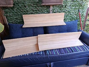Drvene zidne police – set od 3 komada,sve tri 1500 din - Materijal