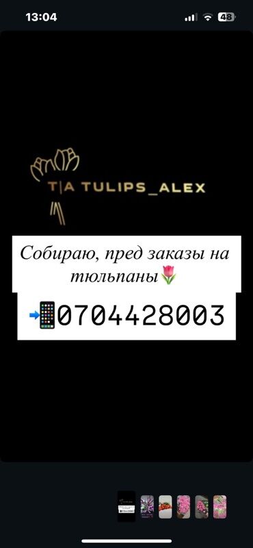 Цветы и букеты: Тюльпаны оптом. - Срезанные тюльпаны в упаковке, готовые к — 6