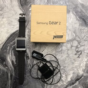 gear 2: İşlənmiş, Smart saat, Samsung, Sensor ekran, rəng - Gümüşü