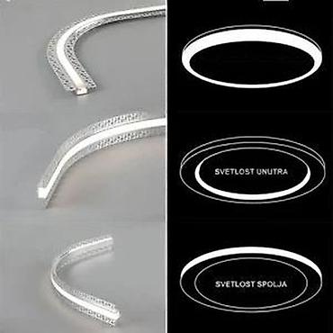 Ostali elektro materijali: ALUMINIJUMSKI PROFIL ZA LED TRAKE 2M UGRADNI RIGIPS PROFIL | — 26