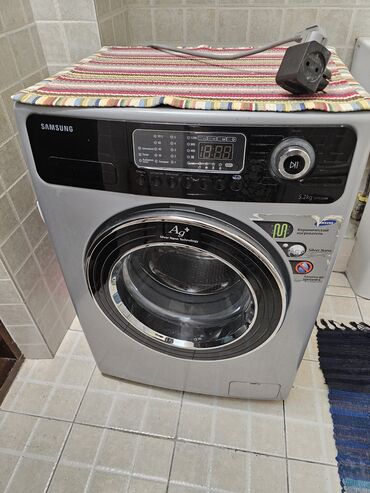 корейская стиральная машина: Стиральная машина Samsung, Б/у, Автомат, До 6 кг, Полноразмерная