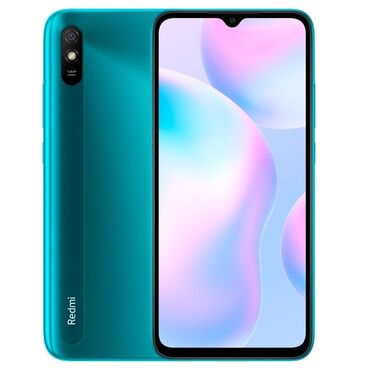 2 gb: Xiaomi, Redmi 9A, Новый, 32 ГБ, цвет - Зеленый, 1 SIM, 2 SIM