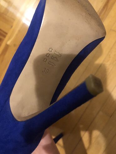 Tuflilər: Tuflilər, Ölçü: 38, rəng - Göy, İşlənmiş — 6