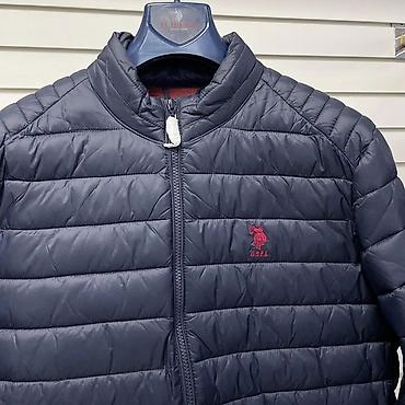 куртки поло: Мужская куртка, S, M, Us Polo Assn, Новый, цвет - Синий, Самовывоз — 2