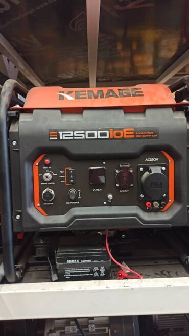 Генераторы: Генератор бензиновый 1фаска бензиновый 13000кват 1 года сервисное — 9