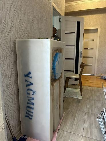 ev qizdiricisi: Yağmur markalı plastik su çəni - Brend: YAĞMUR (korpus üzərində loqo) — 1
