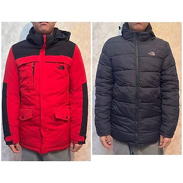 куртки мужские бишкек: The North Face — мужская зимняя теплая куртка-парка (двусторонняя) — 1