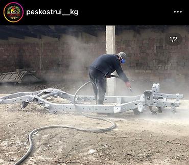 СТО, ремонт транспорта: Пескоструй на выезд и антикоррозийное покрытие днища,установка — 11