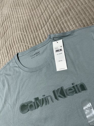 купить очки для зрения с накладками: Мужская футболка, Calvin Klein, Новый, Самовывоз