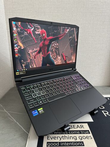 Ноутбуктар: Ноутбук, Acer, 16 ГБ ОЭТ, Intel Core i7, 15.6 ", Колдонулган, Татаал эмес тапшырмалар үчүн, эс тутум NVMe SSD