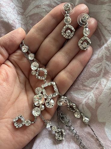 Серебряные серьги: Серьги серебро 1500 браслеты цепь черн серебро кольцо — 6