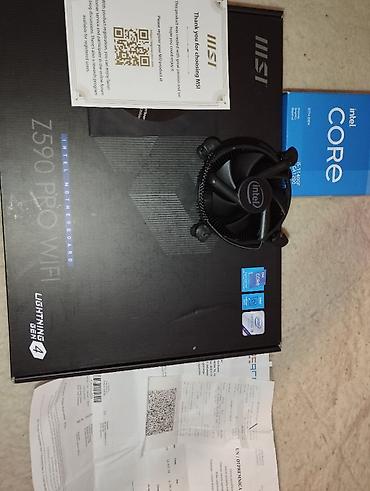 Matične ploče: PRODAJEM Intel i5-11400F + MSI Z590 PRO WIFI (Kutije, Računi) Moguć — 5