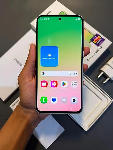 redmi note 16 pro qiyməti: Samsung Galaxy A56 5G, 256 GB, rəng - Yaşıl, Face ID — 2