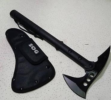 laser 303: SOG sekirica

Dužina sekirice: 40 cm

Sečivo: 10 cm

Novo — 1