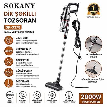 sotka supurge: №: 17265 Məhsulun adı: Vertikal tozsoran Sokany SK-3378 Brend: Sokany — 1