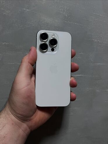 iphone 11 ikinci: IPhone 15 Pro, 256 GB, Natural Titanium, Zəmanət, Simsiz şarj, Face ID
