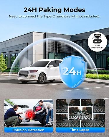 azdome m330: AZDOME M17 Pro 4K Ön + 1080P Arxa Dash Cam AZDOME M17 Pro avtomobil — 7