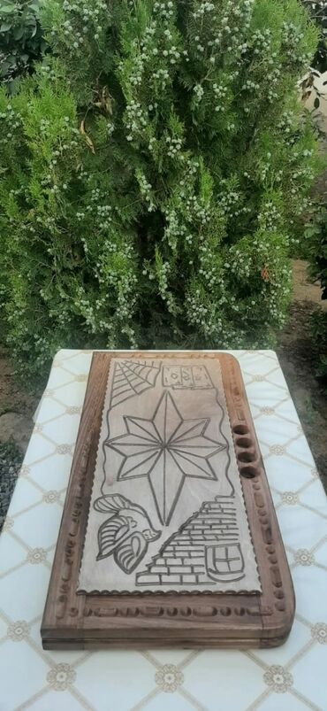 Nərdlər: Taxta nərd dəstləri – əl oyma və laklamaNə - Material: keyfiyyətli — 11