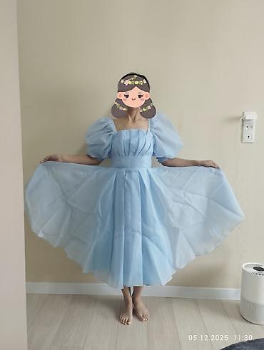 Вечерние платья: Вечернее платье, Пышное, Длинная модель, Шифон, С рукавами, S — 7