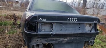 audi 100 2 ат: Крышка багажника Audi 1996 г., Б/у, цвет - Черный,Оригинал