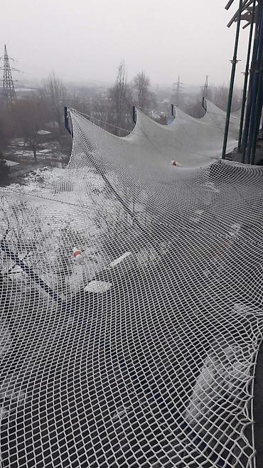 Другие строительные материалы: ЗУС. (ЗАЩИТНО УЛАВЛИВАЮЩАЯ СЕТКА). ПРИМЕЧАНИЕ: За монтаж 1 ПМ 550с — 12