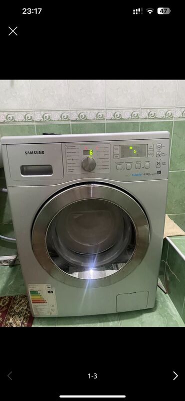 помпа для стиральной машины: Стиральная машина Samsung, Б/у, Автомат, До 6 кг, Полноразмерная