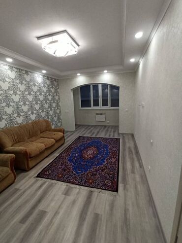 центральная мечеть: 1 бөлмө, 44 кв. м, 106-серия, 1 кабат, Евроремонт