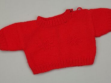 futerkowy sweterek: Sweter, 0-3 m, stan - Dobry