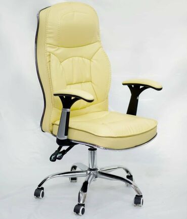 Ofis və oyun kresloları: Yeni, Təkərli, Qolları tənzimlənir, Dəri — 7